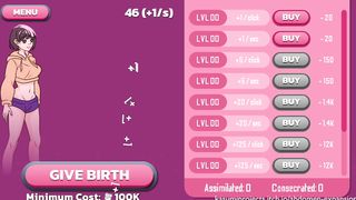 INFLATE HER BELLY WHILE SHE STANDING