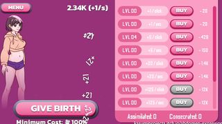 INFLATE HER BELLY WHILE SHE STANDING