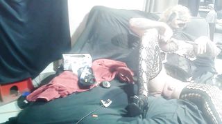 Dirty Little Tranny Slut Smokes Meth