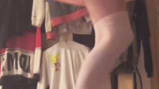 Femboy in chastity [censored] twirl