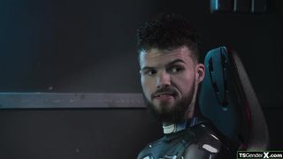 My tgirl captain Brittney Kade is horny