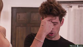 My busty tgirl neighbors want to fuck me