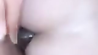 A t-girl opens my caboose