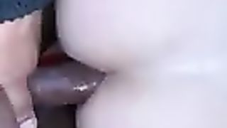 A t-girl opens my caboose