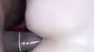 A t-girl opens my caboose