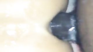 Fuckslut sissy pummeled by big black cock