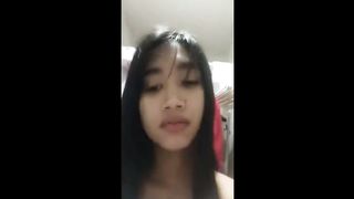 She is a highly uber-cute T-Girl in pijamas getting nude