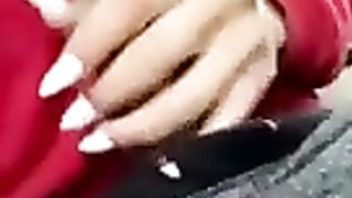 Transsexual Kitten draped spunking