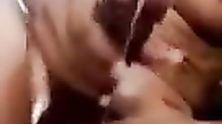 Transsexual Kitten draped spunking