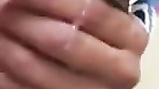 Transsexual Kitten draped spunking