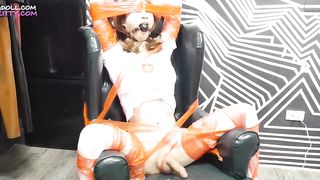 Spectacular nurse was strapped up and compelled to spunk - BONDAGE & DISCIPLINE