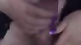 Thick milky cougar frolicking her shecock