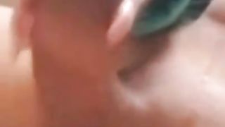 Gigantic shemeat tosses hefty flow of milk