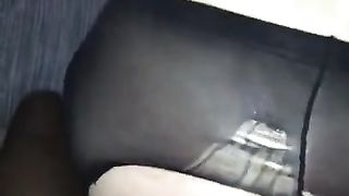 BIG BLACK COCK breeding Light-Haired CD two