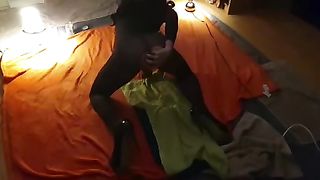 Ebony bodystocking solo