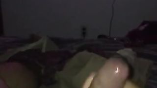 Spanish t-girl jizz in facehole