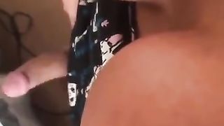 Hooker getting the jizm inwards her jaws