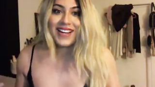 Super-Sexy Plump Ash-Blonde Trap Teenie Cum