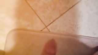 Chinese CD Trap POINT OF VIEW Jizzing Discretely in Buddies Douche!