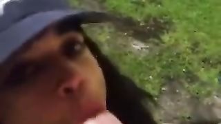 Part three. Sissy trap crossdresser fellating deep in hatch