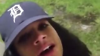 Part three. Sissy trap crossdresser fellating deep in hatch