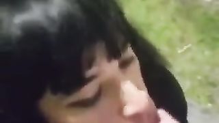 Part three. Sissy trap crossdresser fellating deep in hatch