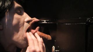 gloryhole : yelena sissy deep-throat stranger boner at gloryhole