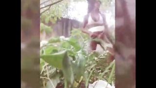 Pounded on a  public park and peeing