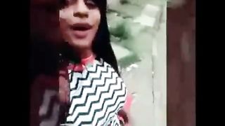 Moto Rider grabbin Street Tgirl SAUSAGE