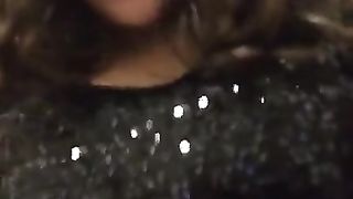 Leather micro-skirt swelling