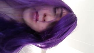 Sissy wrecks ejaculation and gobbles her own jizz READ DESCRIPTION