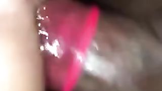 Phat caboose Moma taking dark-hued fuckpole in her backhole