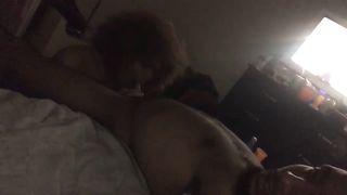 Ladyboy Gargling My BIG BLACK COCK