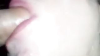 Spur on me as I deepthroat salami