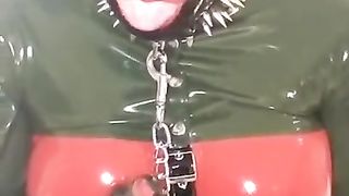 spandex trans dominatrix love her own jizm