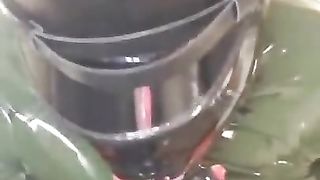 spandex trans dominatrix love her own jizm