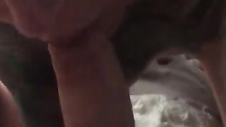 T-chick gargles manhood and gets plowed