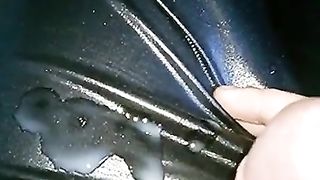 Shining Stretch Pants & High Stilettos