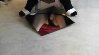 big jizz flow while banging a fuck stick