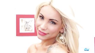 Modeling and tugging a giant hard-on