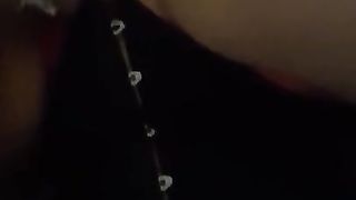 Sissy smashes giant fuck stick