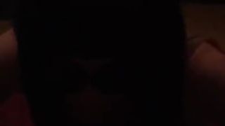 Super-Bitch deep throating yam-sized schlong