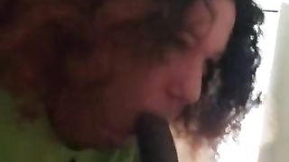 Fledgling chub milky CD deep throating BIG BLACK COCK