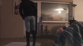 Jaw-Dropping Latina Italia Shemale TV TRANSSEXUAL DWT Slum Mega-Bitch Dance Taunt