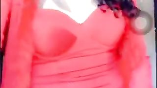 Adorable she-male nutting