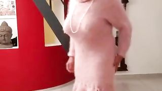 Charlenes Rosy Mohairdress