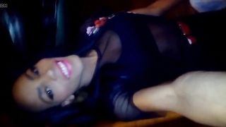 Ebony nubile tgirl is stellar shag and jism seed