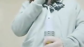 Japanese Teenie CD In Glasses And Her Magic Wand