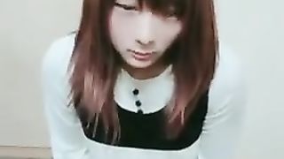 First-Timer Teenie Chinese Trap Strokes A Geyser