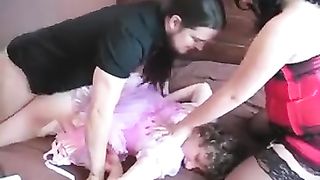 Sissy nappy man gets caught %26 plowed.